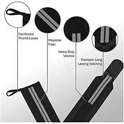 safar enterprises Wrap for Gym and Exercise Men & Women Fitness Band Workout Wrist Support (S5E) Wrist Support image 4