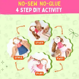 pepplay Make Your Eco-Doll DIY Gaaia with Reusable Packaging 36 Page Storybook 6+Years image 4