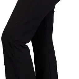 samriddh enterprise Women Regular Fit Black Viscose Rayon Trousers-picture-10