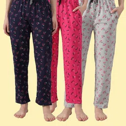 anixa Pack of 3 Women Pyjama image 1