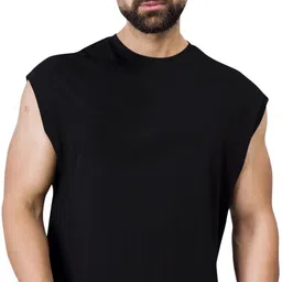 i&d Pack of 2 Men Solid Round Neck Pure Cotton Multicolor T-Shirt image 4