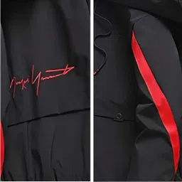 darkdreams Men Striped Biker/Riding Jacket image 3