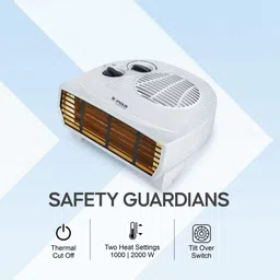 romous 5Star 100% Copper Motor Noiseless Fan Room Heater image 4