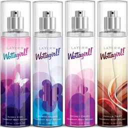 Wottagirl Amber Kiss, Mystic Island, Secret Crush, Vanilla Twist Body Spray-For Women-image-34