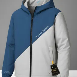 futse peno Men Colorblock Casual Jacket image 3