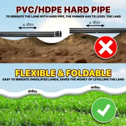 v k champion (A+B = 75 Meter) - 3 Inch HDPE Lapeta Pipe HDPE Laminated Woven Lay Flat Tube Lapeta Hose Pipe image 4