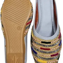 handi kalah Designer Faux Leather Women’s Traditional Jutti Party Wear For Women image 2