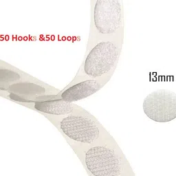 little twinkles self adhesive velcro Hook and Loop Dot Fasteners 50 set ,13mm Stick-on Velcro-picture-26