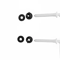 zuger Parry L Type Screw Hinges Custom Fit Toilet Seat Lid Lock image 2