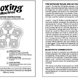 guvis Smart Music Punching Boxing Machine Wall Mounted for Kids Punching Bag Chain image 4