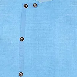 os jeans Men Cotton Blend Kurta Dhoti Pant Set image 4