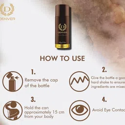 denver Saxe,Royal Oud perfume Long Lasting|Provides 24hour odor protection Deodorant Spray - For Men image 5