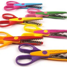 Zig Zag Scissor For Art And Craft, And Other Craft Activites (Set Of 6) Scissors-image-67