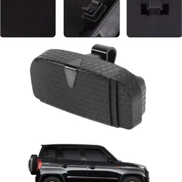 ayw Universal New Black Colour Multipurpose Sunglass Holder For Car-35 Black Car Sunglass Clip Holder image 1