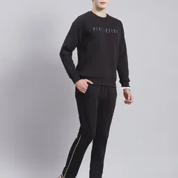 monte carlo Solid, Printed Men Track Suit image 3