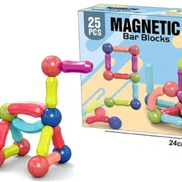 manboc Magnetic Blocks Toys – Learning, Creative Building, Magnetic Tiles – 25 Pcs-picture-15