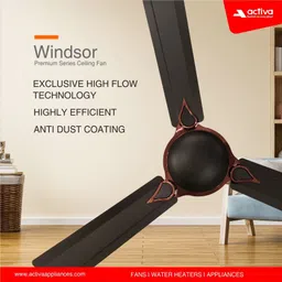 activa WINDSOR 5 STAR 1200 3 Blade Ceiling Fan image 5