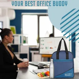 iry IB-04 LUNCH BAG SPYDER & BARBEI & BLUE LUNCH BAG Waterproof Lunch Bag image 5