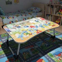 shree hari quality first Kids study and activity foldable and movable wood portable laptop table Wood Portable Laptop Table-picture-35