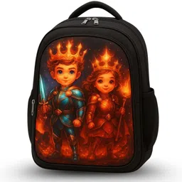 mous King Queen Black Color Kids Backpack for Primary School Waterproof School Bag-picture-43
