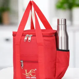loyal choice Lunch Tiffin Bag for & Picnic for men women Waterproof Lunch Bag (RED, 8L) Waterproof Lunch Bag-picture-10