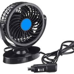 100% Copper Winding Heavy-Duty High Speed Car Fan 12V 360 Degree Rotatable Car Interior Fan-image-1