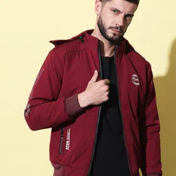 anixa Men Printed Casual Jacket image 5