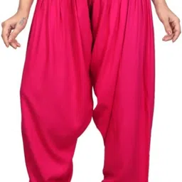 avinzo Viscose Rayon Solid Patiala image 1