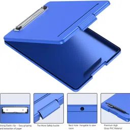 jaravik A4 Clip Pad Folder Paper Storage Box image 2