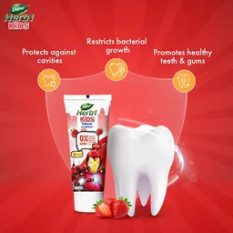 dabur herb'l Iron Man Edition (Strawberry Flavour) Toothpaste image 4