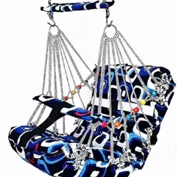 kdcreatione KD CTEATIONE Cotton Child Jhula for 1-3 Year indoor Kids Swings (Multicolor) Swings-picture-45
