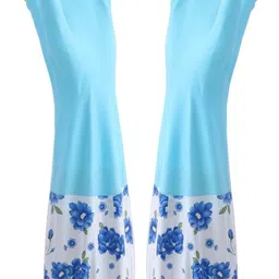 kitchenfest ® Reusable PVC Latex Kitchen Gloves, Long Elbow Length - For Winter, Wet and Dry Glove-picture-28