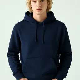 rs trends Men Full Sleeve Solid Hooded Sweatshirt image 1