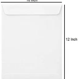 jsmsh Envelope Size A4 White Letter Size Envelopes 100 gsm Ideal For Home Office Secure Mailing - Pack Of 50 Envelopes image 2