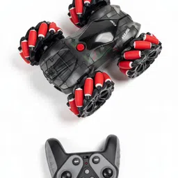 craftootoys Remote Control Drift Stunt Car Racing RC Car Rotating Dual Sided High-Speed image 2