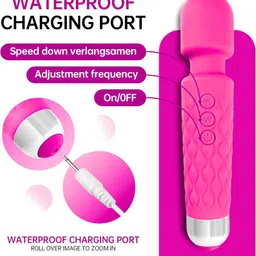 Shopeleven Body Massager for Women, Men, Rechargeable Wireless Vibration Machine Body Massagers Machine With Vibration modes & Water Resistant Massager Massager image 3