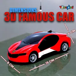 toysnus Toys n us 3D Remote Control Car High Speed 3D Light Effect Rechargeable image 2