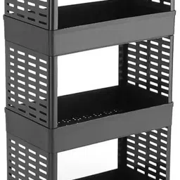 Dish Drainer Kitchen Rack Multipurpose 4 Layer-Tier Plastic Modular Plastic-image-89