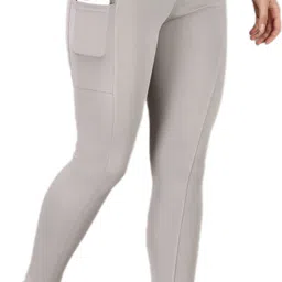 poojaran Solid Women Grey Tights-picture-27