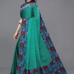 mirchi fashion Printed Daily Wear Chiffon, Georgette Saree image 3