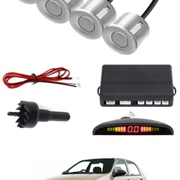 zplus Universal 4 Silver Reverse Parking Sensor With LED Display For Cars-15 Safety of Passengers/Car One Alarm Kit-1464 Parking Sensor-picture-32