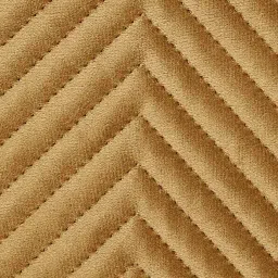 saral home Gold Velvet Zig Zag 55x86 Inches Sofa Throw image 4