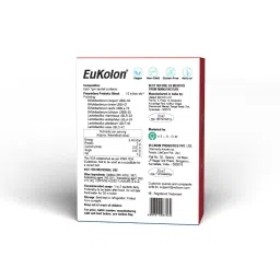 Velbiom Eukolon for Boosting Colon Health | Improves Gut Health | Refreshes Digestive System | Detoxifies Gut | 10 billion CFUs Probiotic Supplement for men and women | 10 mouth melt sachets | Lemon Flavour image 2