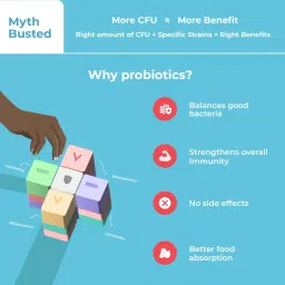 Velbiom Eukolon for Boosting Colon Health | Improves Gut Health | Refreshes Digestive System | Detoxifies Gut | 10 billion CFUs Probiotic Supplement for men and women | 10 mouth melt sachets | Lemon Flavour image 3