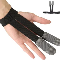 nema Archery 2 Fingers Guard Protector - Black Archery Gloves image 5