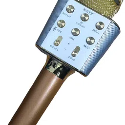 favone Best sound quelity Microphone Bluetooth Speaker for Karaoke mic for kids/ Singer Microphone-picture-10