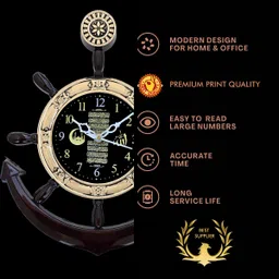 vinodn Analog 29 cm X 23 cm Wall Clock image 2