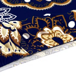 Multicolor Traditional Polyester 15x19 Inches Stretchable Chair Cover by Cortina image 2