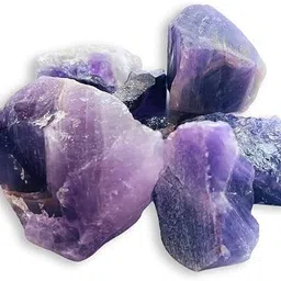 cjc Natural Amethyst Crystal Stones 2 Pieces Purple Tumbled Quartz for Healing Regular Asymmetrical Crystal Stone-picture-30