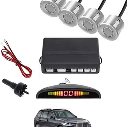 autofetch Universal 4 Silver Reverse Parking Sensor-AF25N961 Universal 4 Silver Reverse Parking Sensor-AF25N961 Parking Sensor image 1